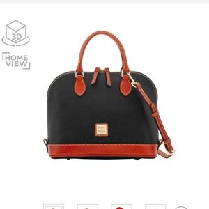 Dooney and Bourke Pebble Grain Zip Top